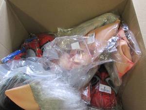 box of masks...