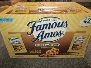 case of famous amos chocolate chip ...