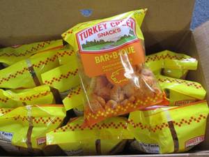 case of 12  2 0z bags of turkey cr...