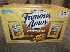 case of famous amos chocolate chip ...