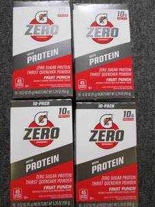 case of 4 10 packs of gatorade zer...