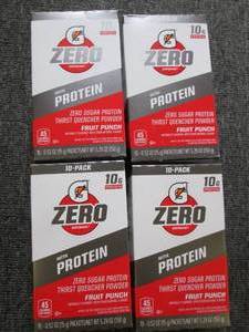 case of 4 10 packs of gatorade zer...