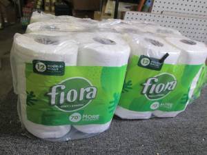 2 fiora 12 double roll packs of toi...