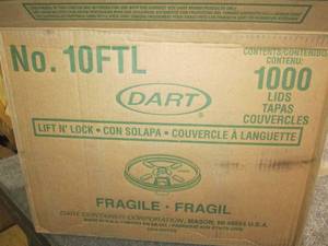 case of dart lids 1000 in case...