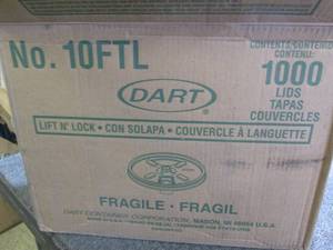 case of dart lids 1000 in case...