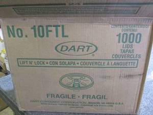 case of dart lids 1000 in case...