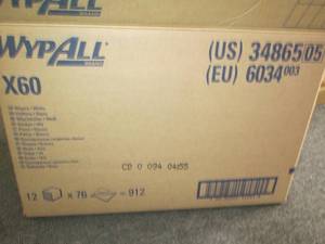 case of wypall x60 12x 76 912...
