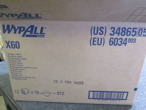 case of wypall x60 12x 76 912...
