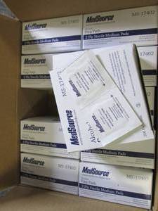 case of 10 medsource alcohol prep p...