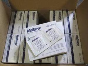 case of 10 medsource alcohol prep p...