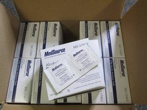case of 10 medsource alcohol prep p...