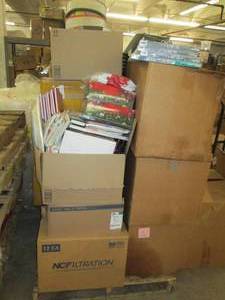 pallet of items that have not been ...