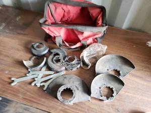 Milwaukee Grinder Shields, Tools, Handles and Bag