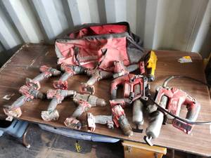 Huge Lot of Milwaukee Tools Needing Repair and Bag