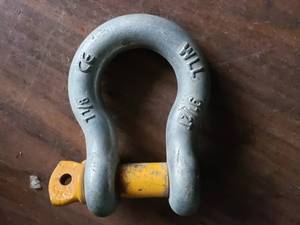 1 18 912 Ton Screw Pin Shackle Clevis