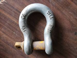 1 18 912 Ton Screw Pin Shackle Clevis