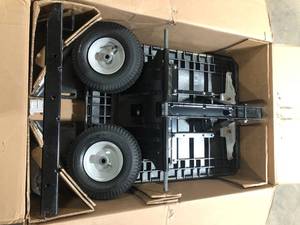 EZ Stow Hauler for Lawn and Garden Tractors and Zero-Turn Mowers with Hitch by Arnold Customer Returns See Pictures