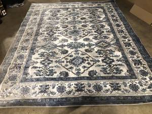 Bazaar Elegance BlueGrey 8 ft. x 10 ft. Oriental Area Rug by Unbranded Customer Returns See Pictures