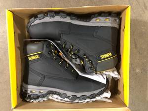 Mens Halogen 6 Work Boots - Steel Toe - Wheat Size 10(M) by DEWALT Customer Returns See Pictures