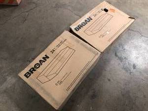 2 Lots of   F40000 24 in. 230 Max Blower CFM Convertible Under-Cabinet Range Hood with Light in Stainless Steel by Broan-NuTone Customer Returns See Pictures