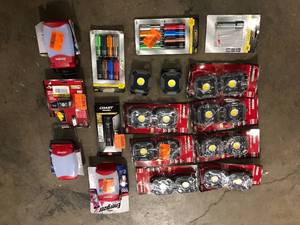 Lot of lighting and Hardware Items Various Models and Conditins Customer Returns See Pictures