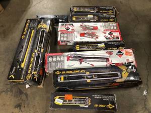 Lot of Tile Cutters Various Models and Conditions Customer Returns See Pictures