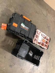 Lot of Tool Boxes by Ridgid Customer Returns See Pictures
