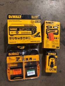 Lot of MixedDewalt  Tools and Portable Power Starters   Customer Returns See Pictures