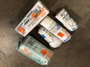 Lot of Mixed Plastic Wrapping  Customer Returns See Pictures