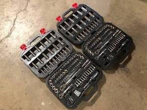 2 Lots of Mechanics Tool Set (111-Piece) by Husky   Customer Returns See Pictures
