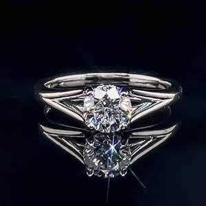 1.00 Carat Diamond Solitaire Ring SI2-D Color in 14k White Gold $14,500 Retail VIDEO
