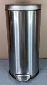 lot 51 image: Simple Human Step-On Kitchen Garbage Can