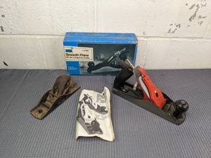 lot 67 image: Vintage Stanley Plane Cutter and Sears 2 Inch Smooth Plane Cutter