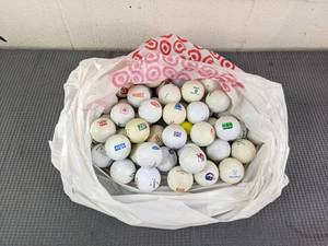 lot 70 image: 72 Logo Golf Balls Including Pepsi, M&M, Dole, State Farm, Super Valu, Toro, Vikings, Camel and More
