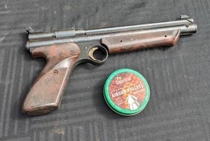 lot 156 image: Vintage Crosman Model 1300 Pellet Gun with Pellets