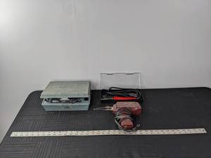 lot 61 image: Craftsman Soldering Gun, Soldering Iron and Dremel Model 290 Engraver