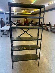 lot 212 image: Metal Shelving