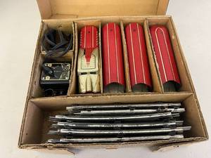 lot 220 image: Louis Marx Toy Train Set in Box