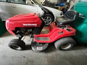 lot 201 image: MTD Yard Machines 38 Shift-on-the-Go Riding Mower