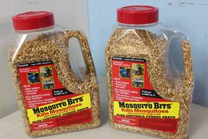 lot 96 image: NEW - 2 X 30 OZ Bottles of Summit Mosquito Bits Granules Mosquito Larvae Control (Also controls Fungus Gnats) MSRP $39.98