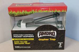 lot 86 image: NEW - Amdro Bait Free, Mole and Gopher Trap, 2 Pack 813576008628 MSRP $18.99