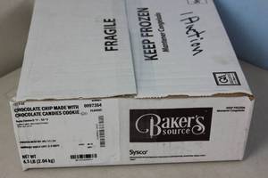 lot 378 image: Case of Bakers Source Chocolate Chip Cookies Best By 5172024