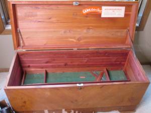 lot 86 image: Antique Cedar Chest