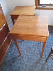 lot 130 image: Pair of end tables