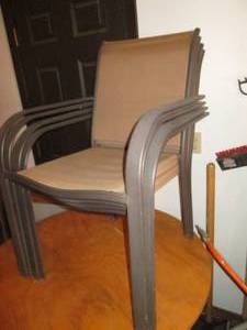 lot 158 image: Patio Chairs