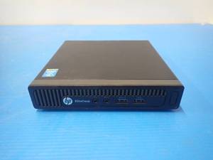 lot 12 image: HP&nbspEliteDesk 800 G1 DM Mini PC &nbspINTEL(R) CORE(TM) I5-4590T CPU  2.00GHZ  4GB DDR3 SDRAM  500GB HD  Includes power adapter  NO OS 