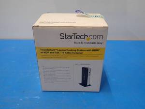 lot 20 image: Startech&nbspThunderbolt Laptop Docking Station TBDOCKHDPBC  no cables