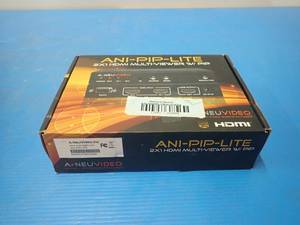lot 22 image: A NeuVideo&nbspANI-PIP-LITE HDMI switcher 2x1 Multiviewer  new open box