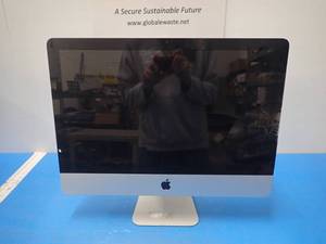 lot 54 image: Apple&nbspiMac12,1 A1311 MC309LLA &nbspIntel(R) Core(TM) i5-2400S CPU  2.50GHz  4GB DDR3 SDRAM  500GB HD  Unit has cracks on right side  Includes IOS and CAB-AC power cable