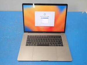 lot 70 image: 2017&nbspApple&nbspMacBookPro14,3 A1707 MPTR2LLA &nbspINTEL(R) CORE(TM) I7-7700HQ CPU  2.80GHZ  16GB DDR4 SDRAM  251GB SSD  Includes IOS  No Charger (reserve $400)